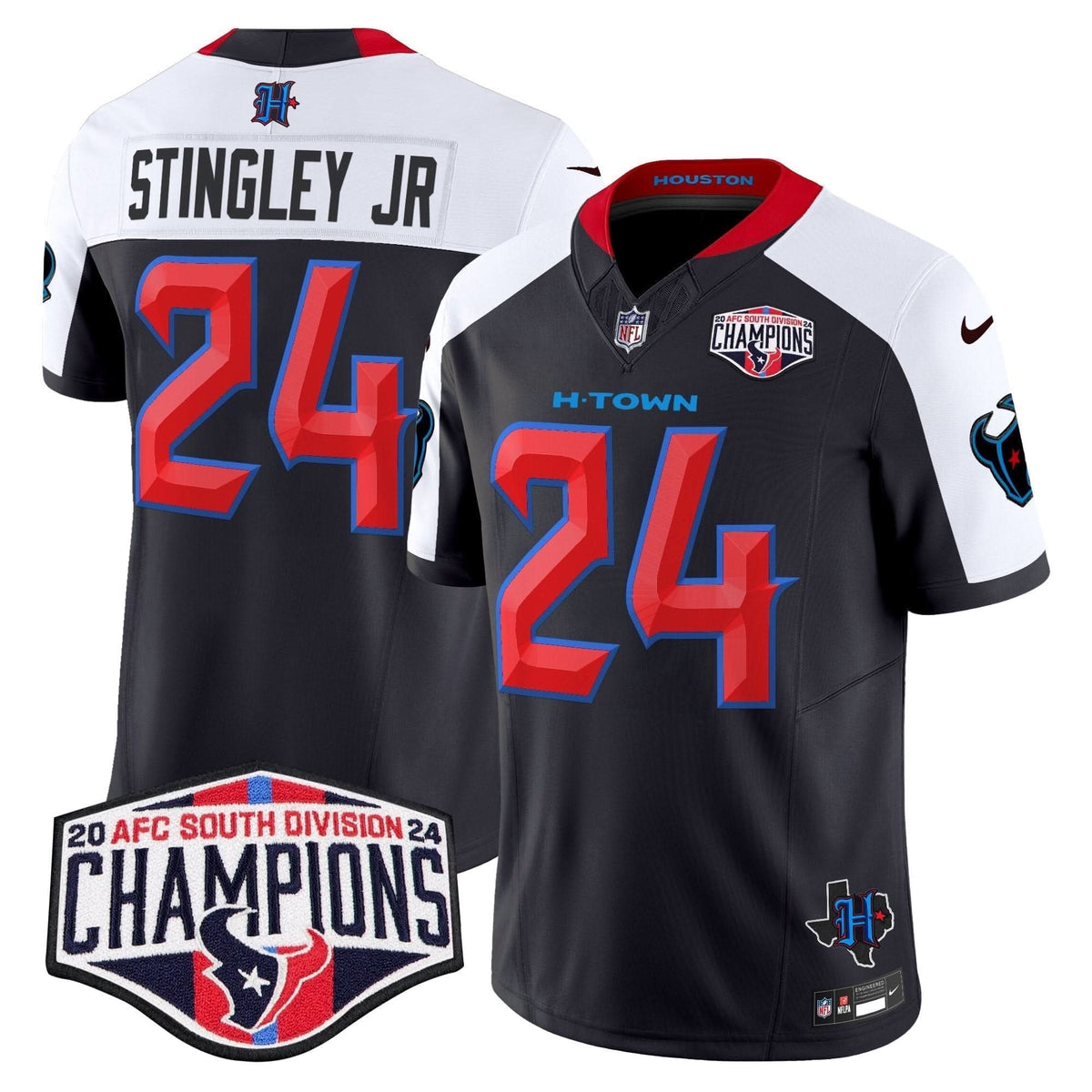HT 2024 AFC South Division Champions Patch Vapor Limited Jersey