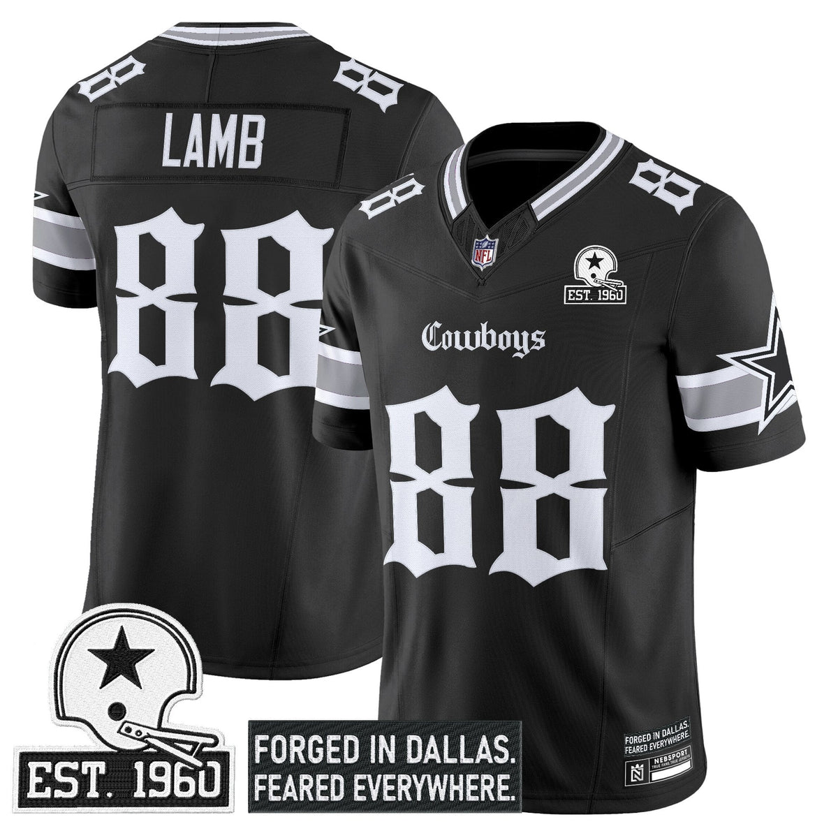 DAL 'Gothic Lone Star Edition' Vapor Limited Jersey
