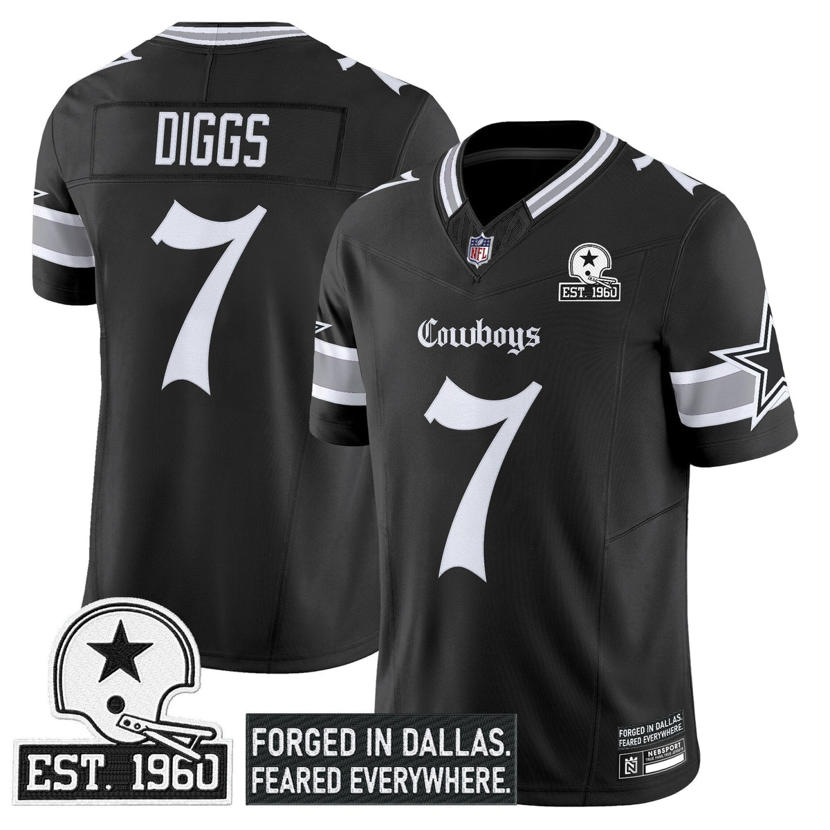 DAL 'Gothic Lone Star Edition' Vapor Limited Jersey
