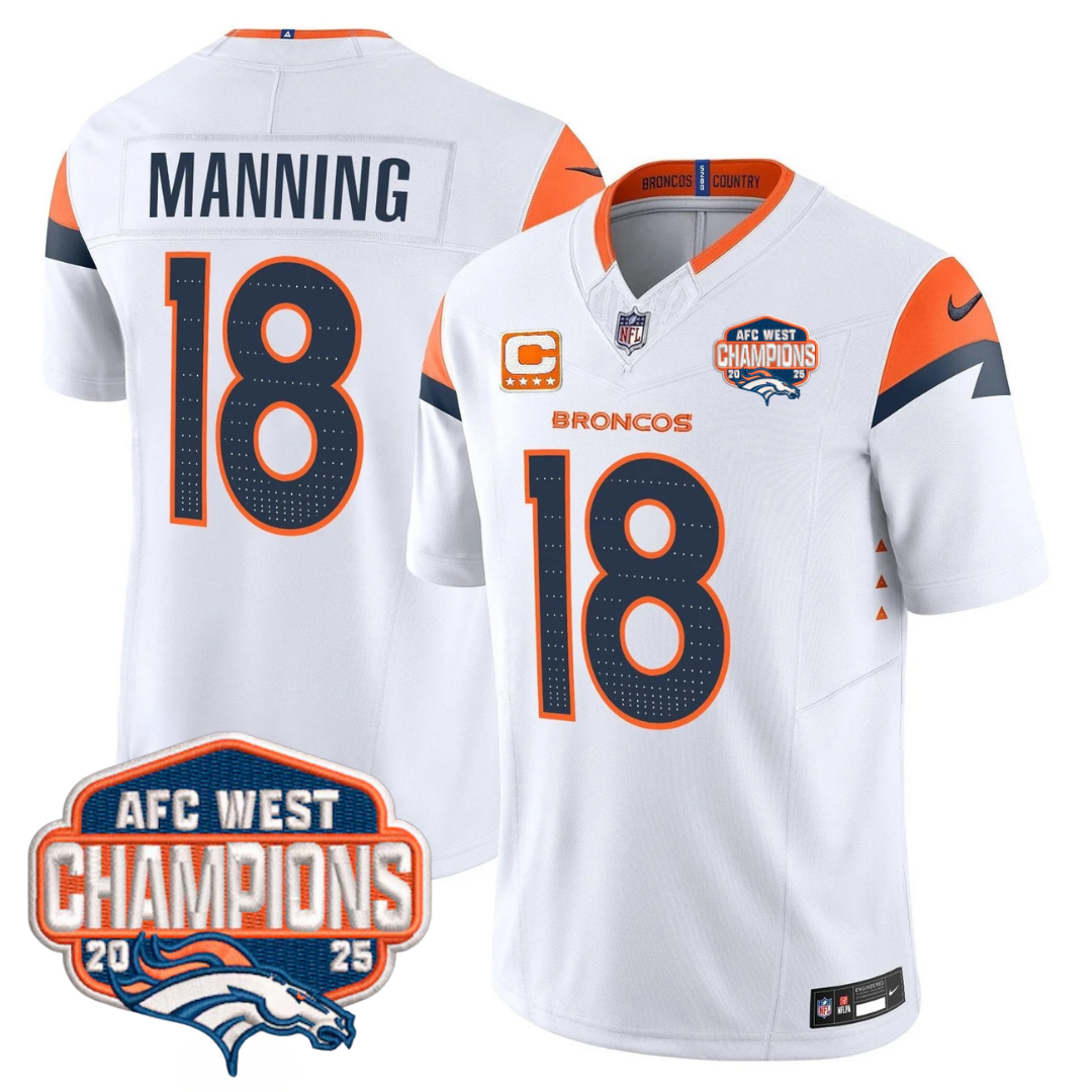 DEN AFC West Champions Patch Vapor Limited Jersey V2