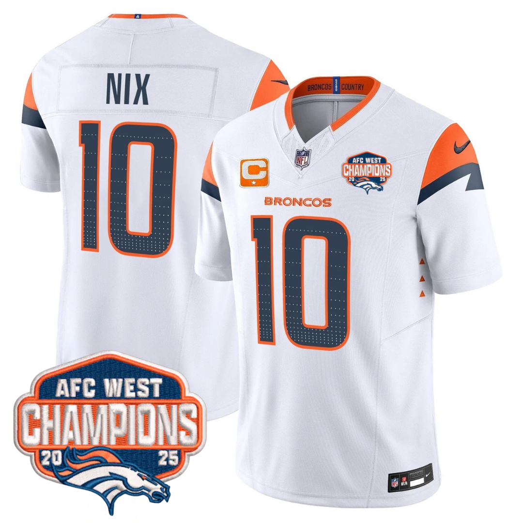 DEN AFC West Champions Patch Vapor Limited Jersey V2