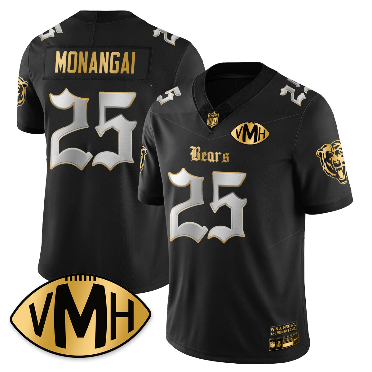 CHI VMH Tribute Patch Vapor Limited Gold Jersey