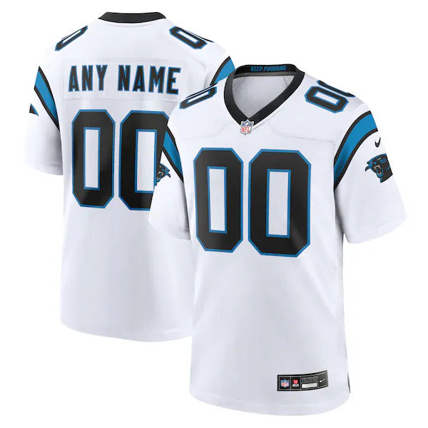 Custom Carolina Panthers Jersey - White
