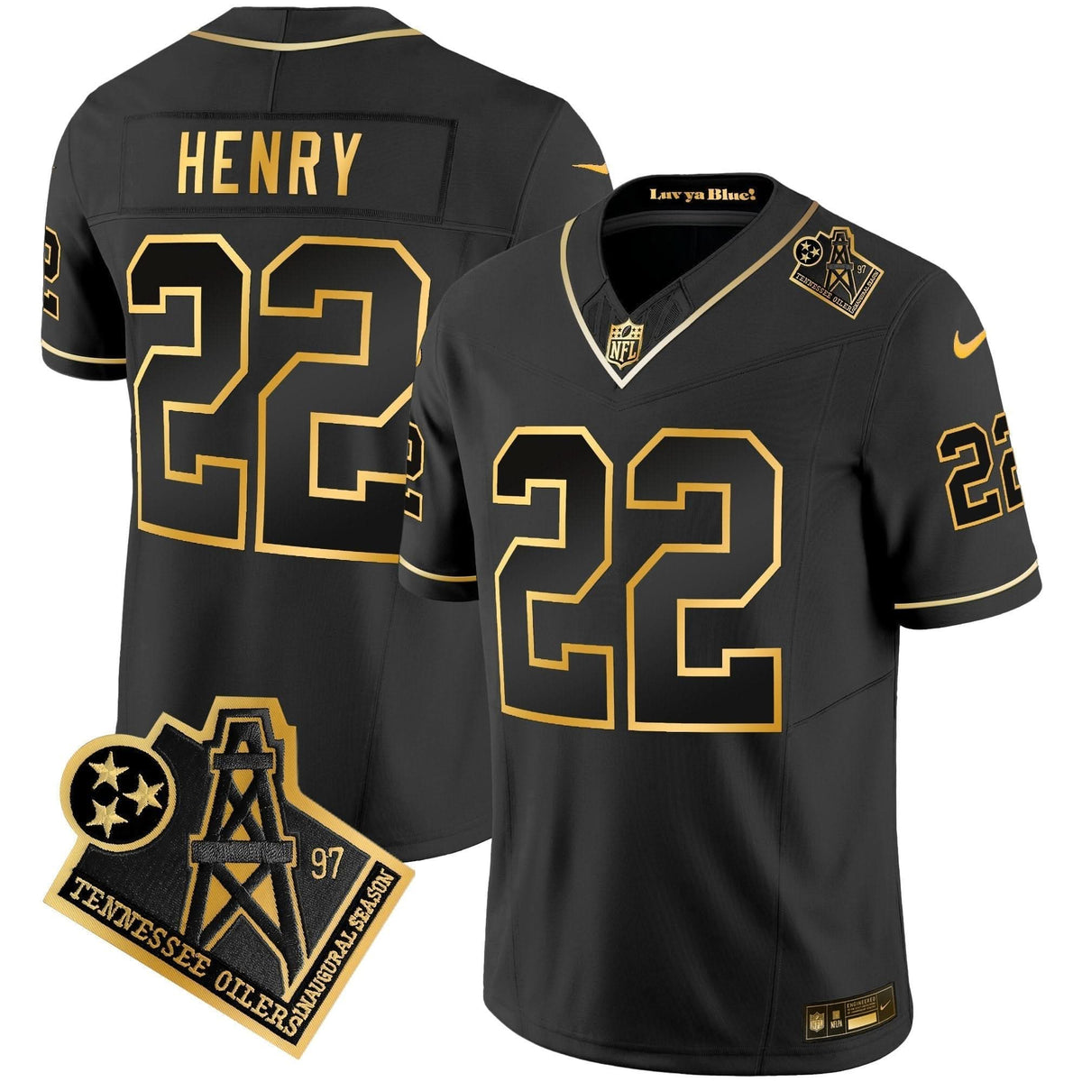 TEN 1997 Throwback Gold Vapor Jersey