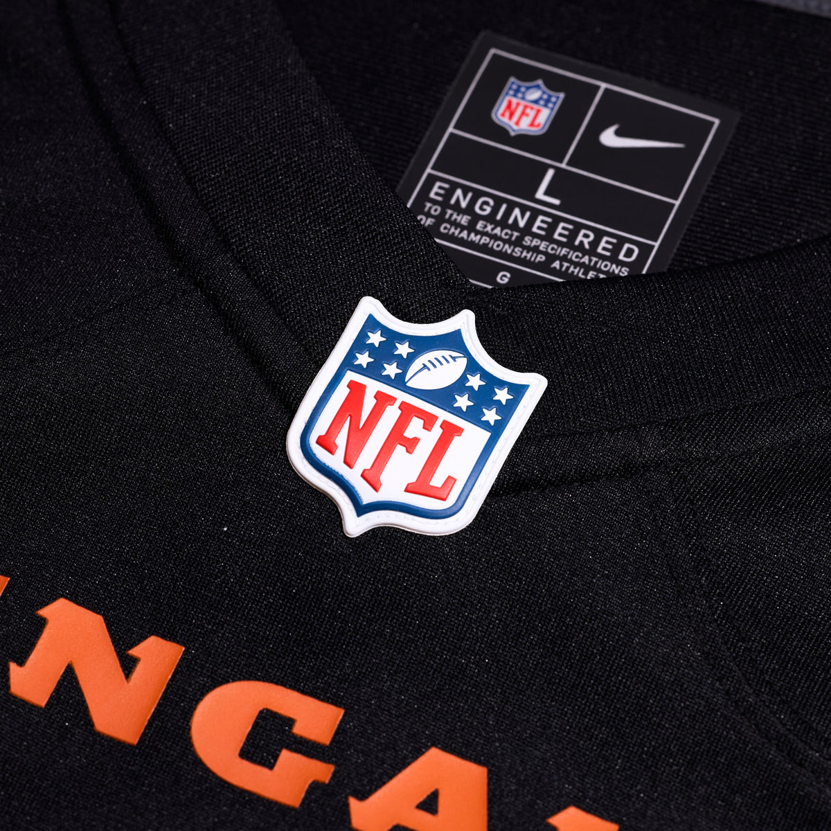 Men's Cincinnati Bengals Dj Turner Ii Nike Black Team Game Jersey