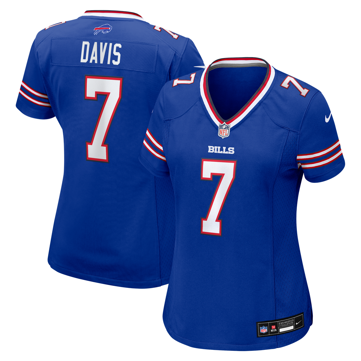 Women's Buffalo Bills Ray Davis Nike Royal Team Game Jersey
